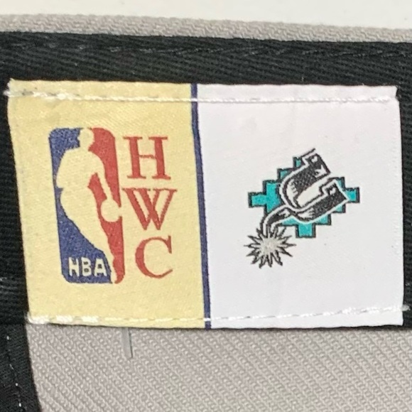 Mitchell & Ness San Antonio Spurs HWC Fitted Hat/Cap-Size 7 5/8 NWT - Picture 10 of 13